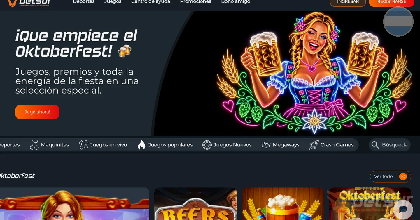 Betsur casino for AR Betsur casino for AR